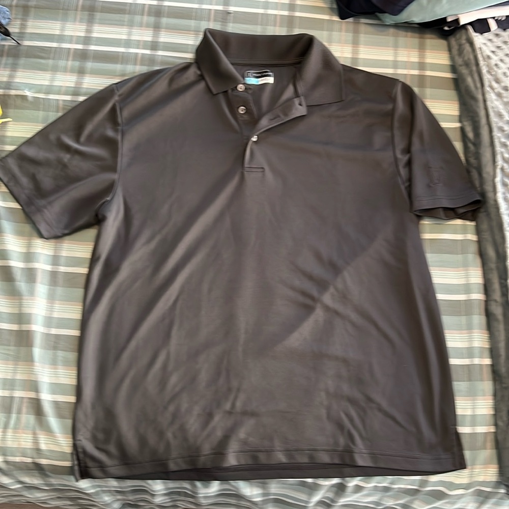 Men's Airflux Solid Mesh Short Sleeve Golf Polo Shirt